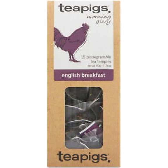 Teapigs Signature Blend English Breakfast Tea - 15 tea temples/bags