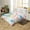 Blue Pink, variant on YST Cute Corgi Queen Duvet Cover,Rainbow Flower Dog Kawaii Bedding Set Corgi Lovers Gifts for Kids Girls Boys,Colorful Floral Leaf Bed Set Animal Print Duvet Cover 3Pcs (No Comforter)