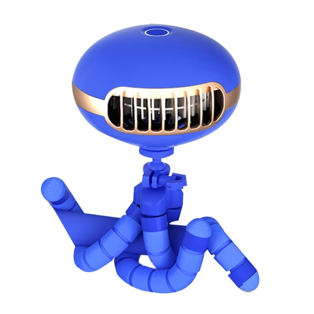 Mini ventilador de esquina portátil OCTOPUS de 1800 mAh con batería Clip de 6 horas