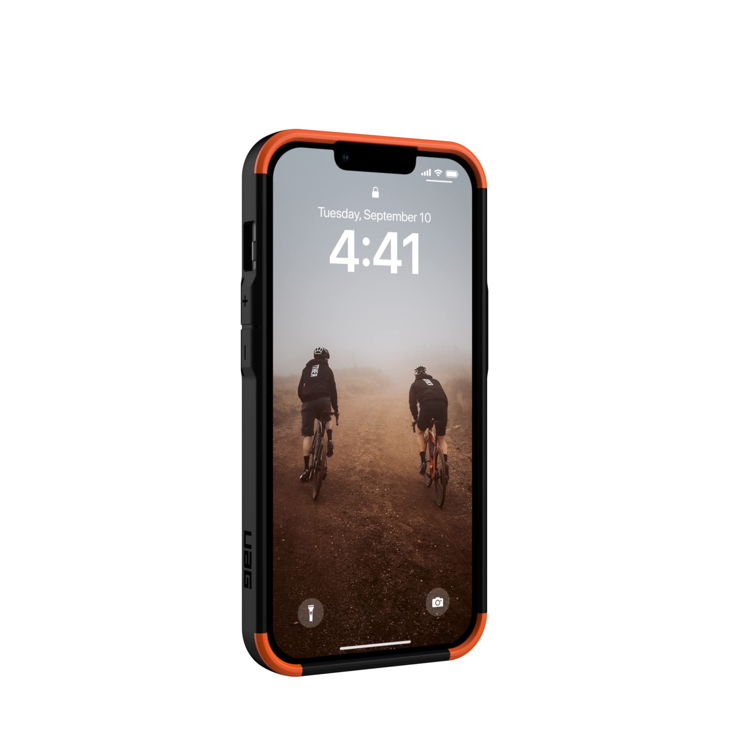 UAG iPhone 14 Case Black 6.1" Civilian Sleek Ultra Thin Impact Resistant Dropproof Protective Cover Compatible with Wireless Charging by URBAN ARMOR GEAR