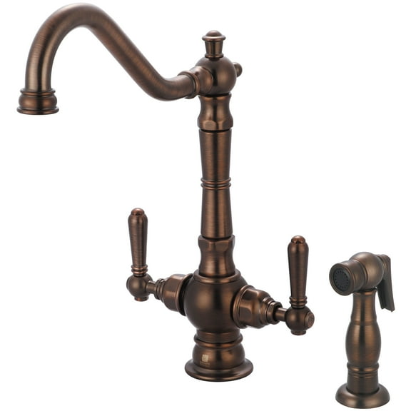 Pioneer Faucets 2Am401 Americana 1.5 GPM Single Hole Kitchen Faucet - Bronze