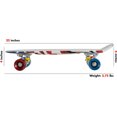 thumbnail image 5 of MoBoard 22“ Professional & Beginner Skateboard for Kids & Adults with Interchangeable Wheels, USA Flag, 5 of 5