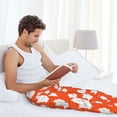 thumbnail image 5 of Sikiie Bright Autumn Leaves Charm Pajama Pants Men, PJ Bottoms, Sleep & Lounge Pants-X-Large, 5 of 6
