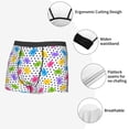 thumbnail image 3 of Fuzoiu Bear And Polka Dot Print Men's Ultra Breathable Underwear,No Riding Up Boxer Briefs with ComfortFlexible Waistband-Small, 3 of 5