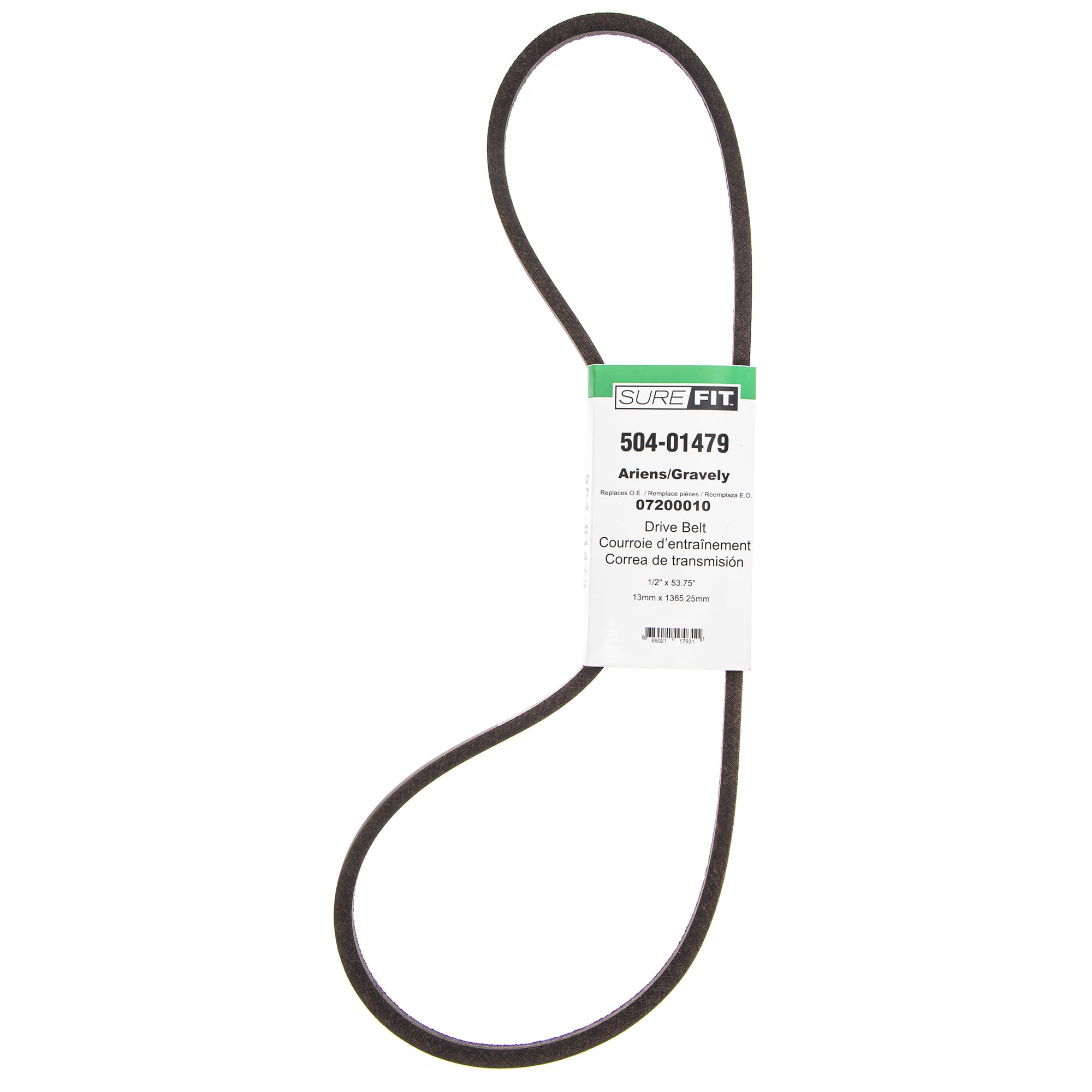 Surefit Drive V Belt Replacement For Ariens Gravely 07200010 Compact Pro 34 Pm34z Zoom Zt 34 42 43 50 1334 1844 2148 Walmart Com
