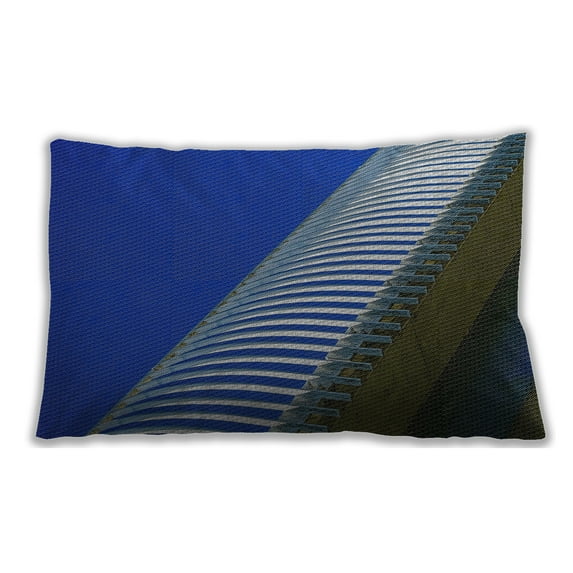 Ahgly Company Outdoor Rectangular Patterned Lumbar Throw Pillow, 13 inch by 19 inch