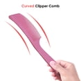 thumbnail image 2 of Peine para peinar el cabello antiestático, de peluquero profesional curvo resistente al calor Rosado Yuyangstore Peine de corte de pelo profesional, 2 of 8
