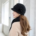 thumbnail image 2 of TELOLY Songbirdth Women Hat Set,1 Set Hat Scarf Gloves Non-allergenic Comfortable Thick Mother Beanie Cap Scarf Mittens for Daily, 2 of 5
