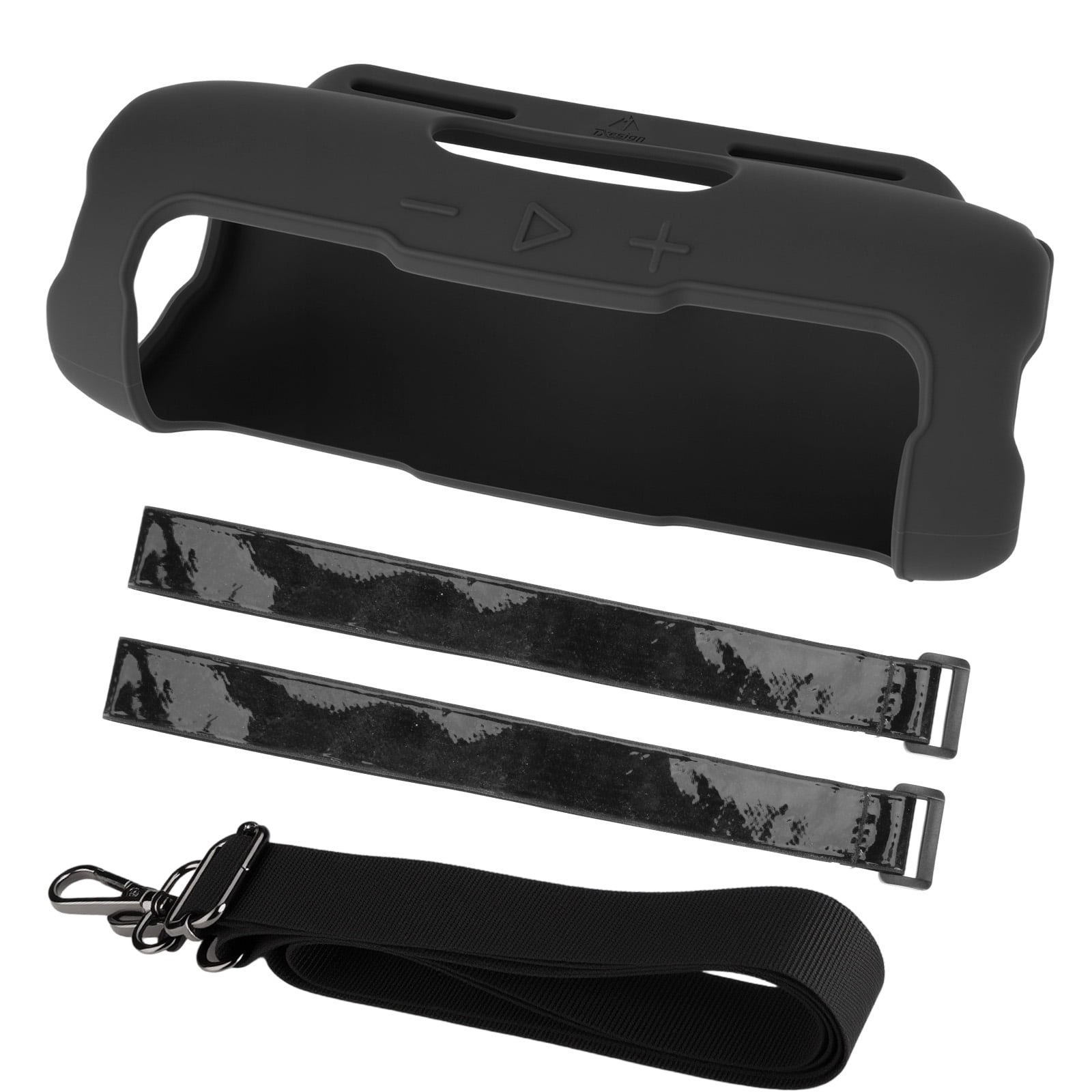 Silicone Protective Cover Case for JBL Flip 7 Portable Bluetooth Speaker, Protective Sleeve with Shoulder Strap and Bike Bars Fixed Strap Holder