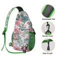 thumbnail image 3 of Sling Backpack Adjustable Shoulder StrapCrossbody Sling Bag for Men Women Travelers Cactus, 3 of 6