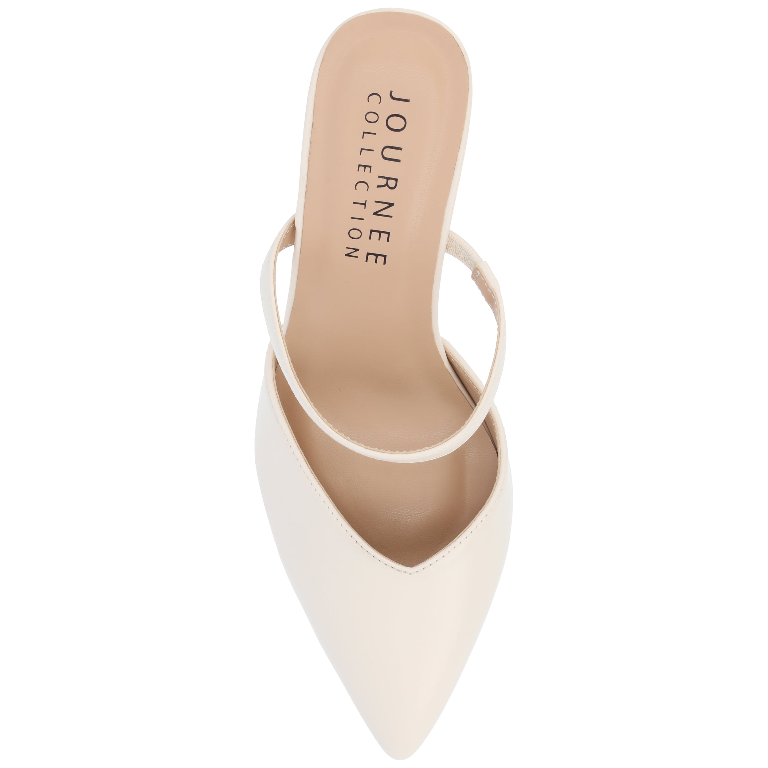 Journee Women's Yvon SuperNatural Shades Pointed Toe Mule Pumps