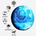 thumbnail image 6 of Kdxio Blue Shell for Tire Cover Wheel Protectors Tyre Covers Weatherproof Wheel Covers Universal Fit for Trailer Rv SUV Truck Camper Travel Trailers 15 inch, 6 of 8
