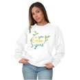 thumbnail image 5 of You Grow Girl Home Gardening Hobby Women Crewneck Sweatshirt Brisco Brands M, 5 of 6