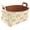 Multicolor 3, variant on Marble Black Storage Basket Collapsible Storage Bin, PU Foldable Basket Convenient Box Storage Organizer with Handles for Shelves Office Bedroom Closet Nursery Toys Laundry