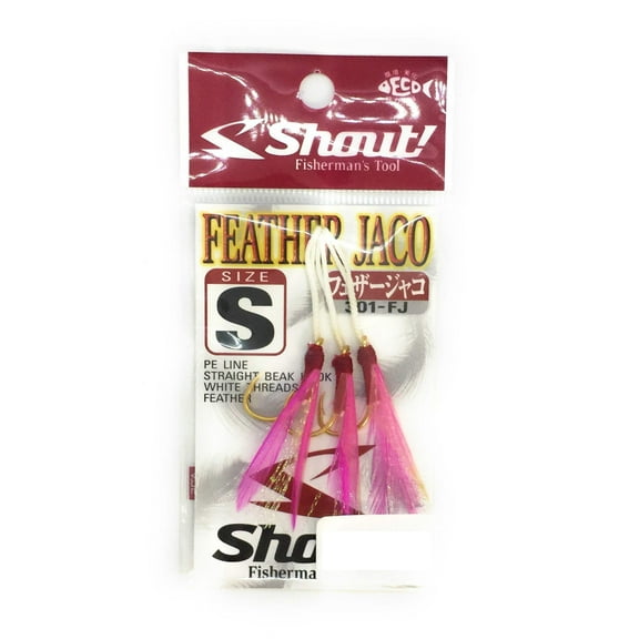 Shout! Feather Jaco Fishing Hook 301-FJ Assist Hooks