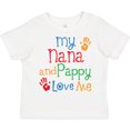 thumbnail image 3 of Inktastic Nana and Pappy Love Me Boys or Girls Toddler T-Shirt, 3 of 5