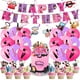 thumbnail image 1 of Decoración cosmética para fiestas, juego de pancartas de feliz cumpleaños con maquillaje cosmético, globos de pintalabios para fiestas con esmalte de uñas, suministros para fiestas de cumpleaños temát, 1 of 5