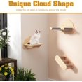 thumbnail image 6 of Wall Mounted Cat Furniture 3PCS Set, Solid Wood Cat Shelves and Perches for Wall Cat Hammock Cat Perches Cat Climbing Wall Steps Cat Ladder for Kitty & Kitten, 6 of 9