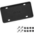 thumbnail image 1 of Car License Plate Frame, 2 PCS Anti-Theft Universal Silicone License Plate Frame for Cars, SUVs, Vehicles, Rustproof License Plate Frame, Auto A Black, 1 of 5