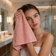 thumbnail image 2 of Coral Fleece Towels Microfiber Face Towel 13.78 x 29.53 Inch Ultra Soft Coral Fleece Washcloth Absorbent Quick-Dry Makeup Remover Cloth for Bathroom Gym Travel, 2 of 6