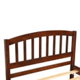 thumbnail image 2 of Cterwk Twin Size Platform Bed Wood Bed Frame with Trundle, Brown, 2 of 9