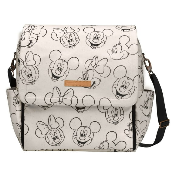 Bolsa de pañales con fondo de petunia en forma de pepinillo, cuaderno de bocetos