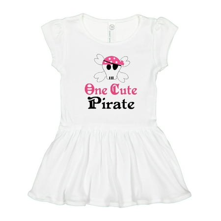 

Inktastic Girls Cute Pirate Gift Toddler Girl Dress