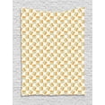 thumbnail image 1 of Flip Flop Tapestry, Traditional Japanese Footwear Striped Slippers Repetitive Pattern, Wall Hanging for Bedroom Living Room Dorm Decor, 60W X 80L Inches, Orange Pale Pink and Khaki, by Ambesonne, 1 of 2