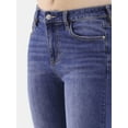 thumbnail image 4 of No Boundaries Mid Rise Flare Jeans, 32” Inseam, Women’s, 4 of 6