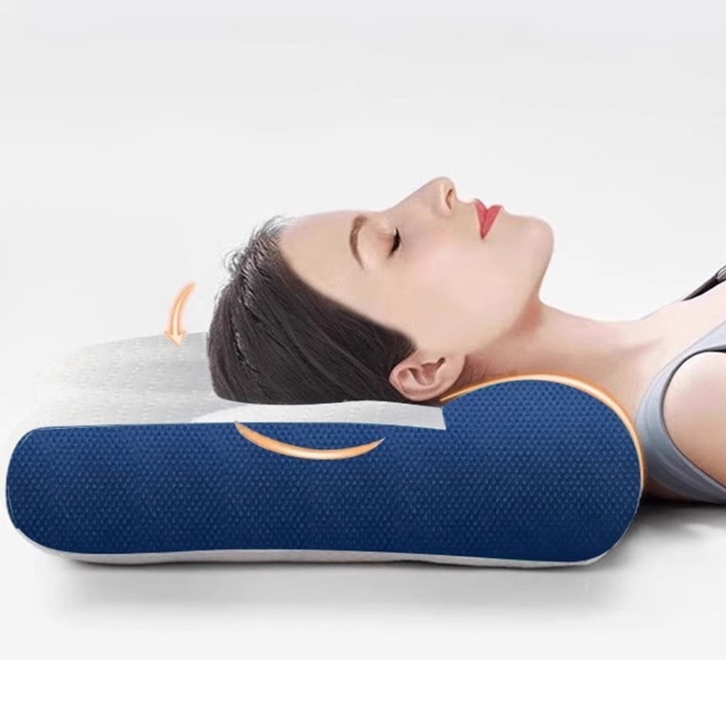 ROZYARD Cooling Cervical Support Pillow Breathable Fabric Cervical Neck Pillows