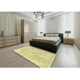 thumbnail image 5 of Ahgly Company Machine Washable Indoor Rectangle Traditional Metallic Gold Area Rugs, 4' x 6', 5 of 7