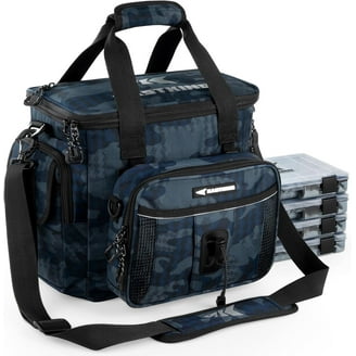 Realtree Adult Unisex Pro 3600 Fishing Tackle Box Binder Top Bag Bait  Storage, Blue - Walmart.com
