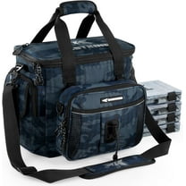 KastKing Fishing Tackle Bag With 4 Tackle Boxes & Removable Bait Binder, Water-Resistant Tackle Storage- BaitSpace