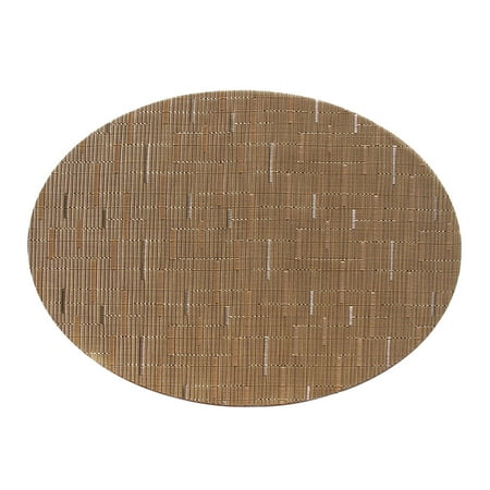 

Oval PVC Placemat Non-Slip Plastic Table Mat Water-proof Plate Dish Pads Coaster Kitchen Bar Accessories