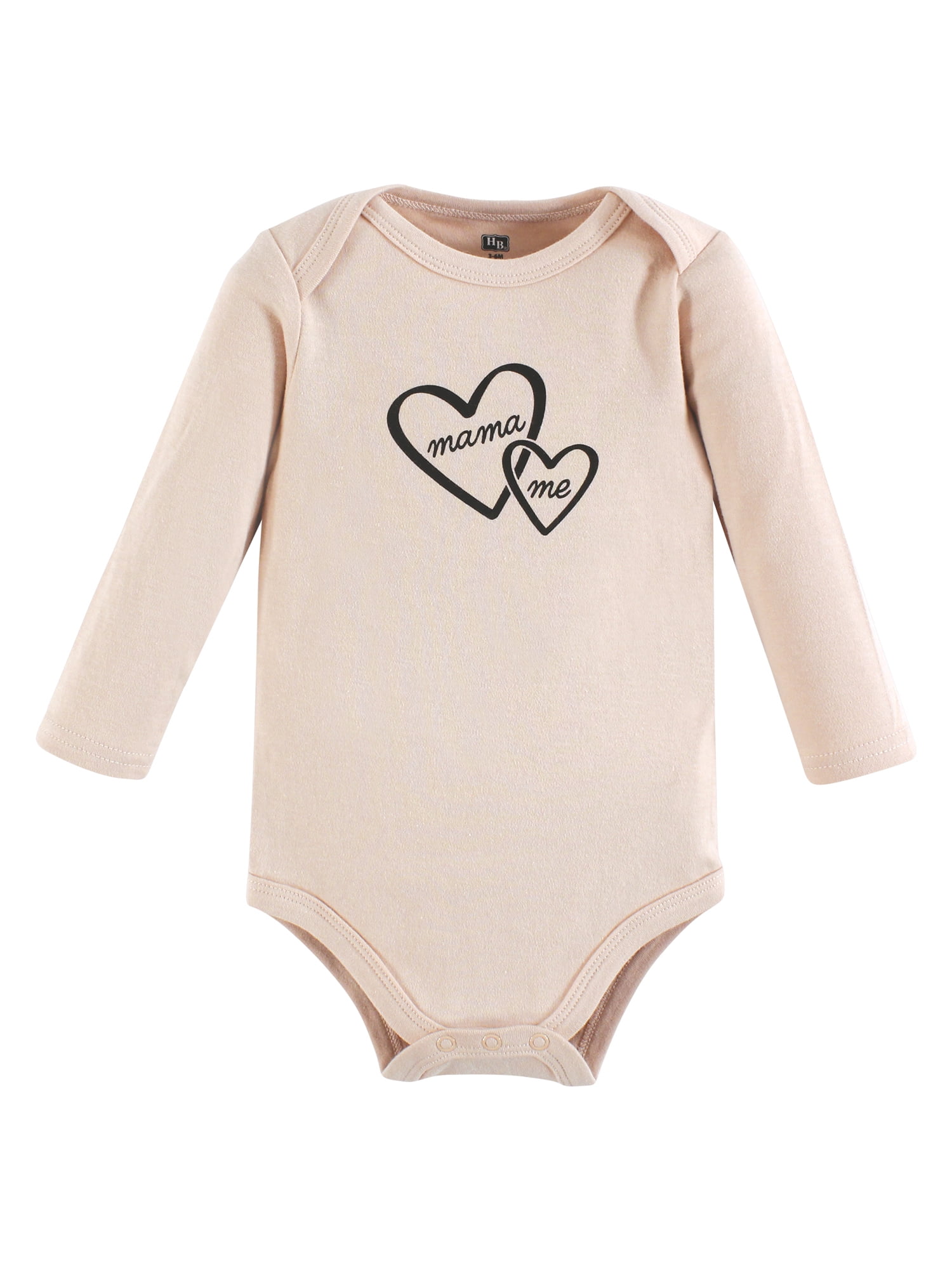 Hudson Baby Cotton Long-Sleeve Bodysuits, 5-Pack, Newborn- 24 Months