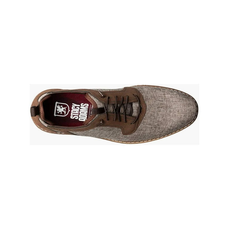 Stacy Adams Scanlan Elastic Lace Sneaker – Casual Slip-On With RedZone Cushion | Men’s Comfort Sneaker, No-Tie Laces