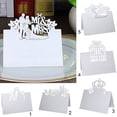 thumbnail image 5 of OULII 50Pcs Wedding Stationery Cage Shape Place Name Cards For Elegant Weddings, 5 of 5