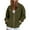 Army Green, variant on Women'S Full-Zip Hooded Sweatshirt, Lightweight Casual Jacket With Kangaroo Pockets, Long Sleeve Athletic Up For Yoga Running Lounge Wrm Scrub Jackets Cardigans Pullover (M, Gray) ZMTing
