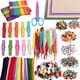 thumbnail image 2 of Proyecto de arte artesanal Kit de manualidades, de tijera para proyectos de bricolaje, accesorios para niños y niñas, juguetes para niños de 4 5 6 7 8 9 Palillo de Magideal Proyecto de arte artesanal, 2 of 7