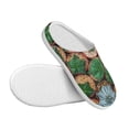 thumbnail image 3 of Lsque Cactus 4 Pattern Womens Comfort Cotton on Scuff With Memory Foam and Anti-skid Sole Slipper-46/47, 3 of 7