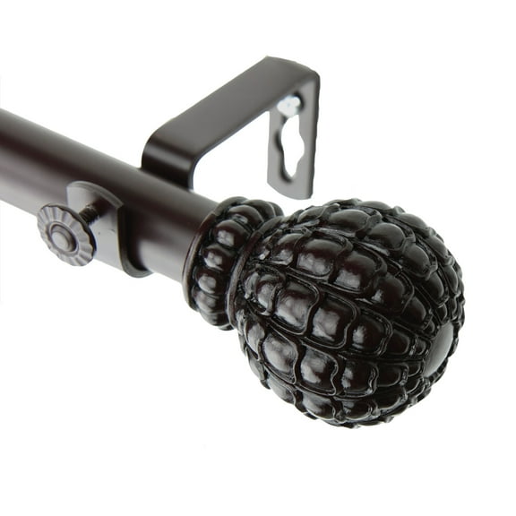 Home Decorative Pod Curtain Rod 48-84 inch - Light Gold