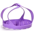 thumbnail image 1 of ZECATL Pressure Cooker Sling Silicone Bakeware Sling Compatible with Instant Pot 3 Qt, Compatible with Other Brand Multi-Function Cookers Purple, 1 of 7