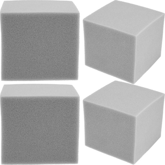WRITWAA 4Pcs Sound Reduction Foams Acoustic Insulation Grey Sponge for Home Theater