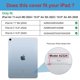 thumbnail image 2 of Smart Case ProCase para iPad Air 11 pulgadas M2 2024 negra, 2 of 9