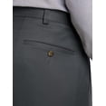 thumbnail image 3 of Big and Tall Essentials by DXL Men's Pleated Dress Pants, Dark Grey, 46W x 32L, 3 of 6