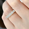 thumbnail image 3 of Pompeii 5ct Prong Diamond Eternity Wedding Ring 14K Yellow Gold (I-J,I2), 3 of 5