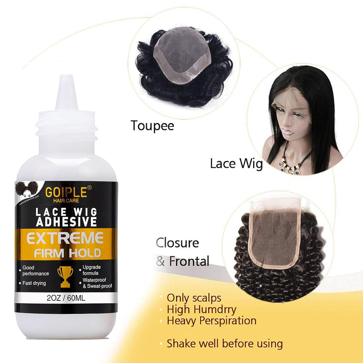 Goiple Wig Glue Hair Glue 2.15OZ Walmart