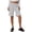AK11-Gray, variant on Lumtrix Womens High Waisted Bermuda Long Shorts Stripped With Pocket Workout Wide Leg Loose Knee Length Shorts Short Pants Beige M