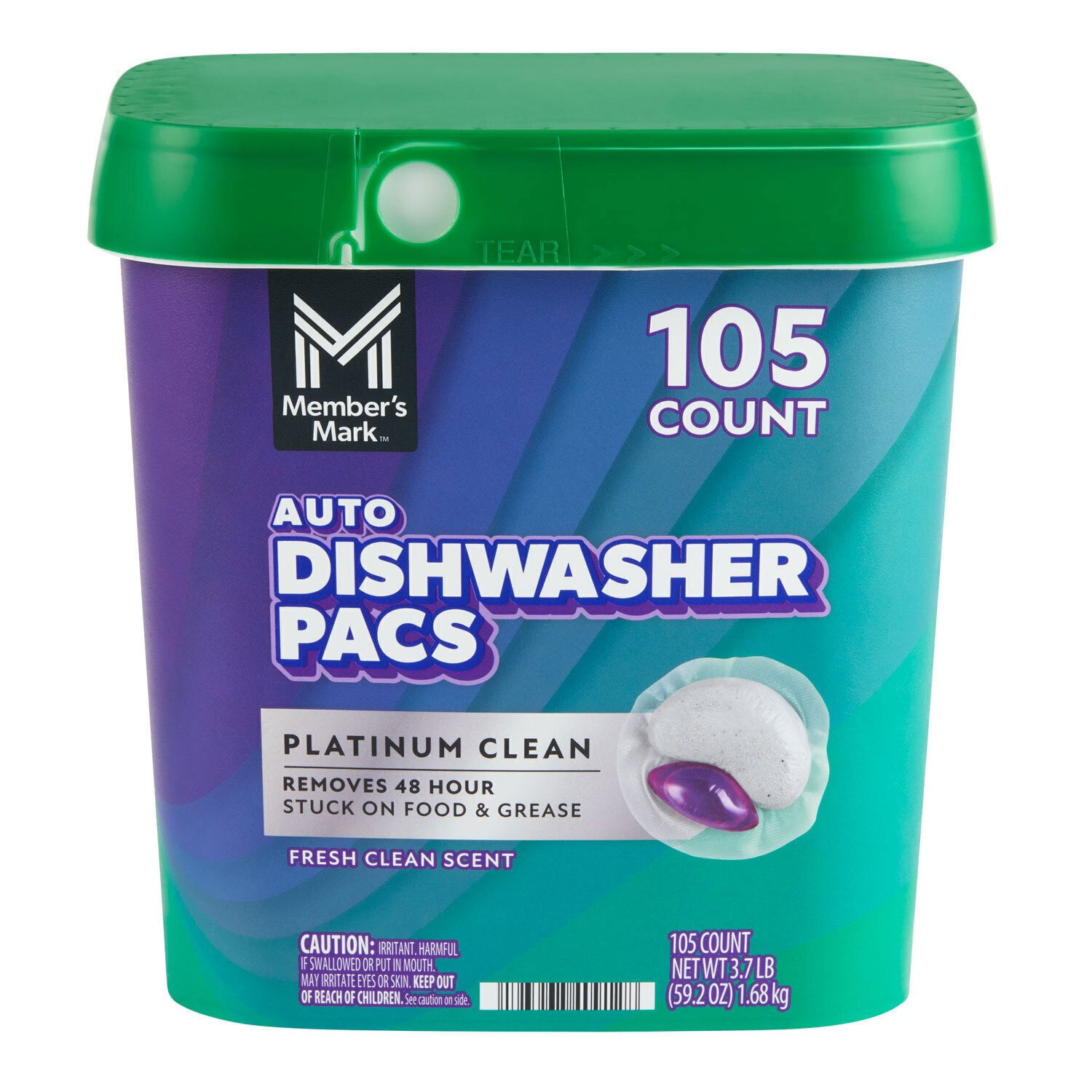 Member's Mark Platinum Clean Automatic Dishwasher Pacs, Fresh Clean, 105 ct. - Samsclub.com