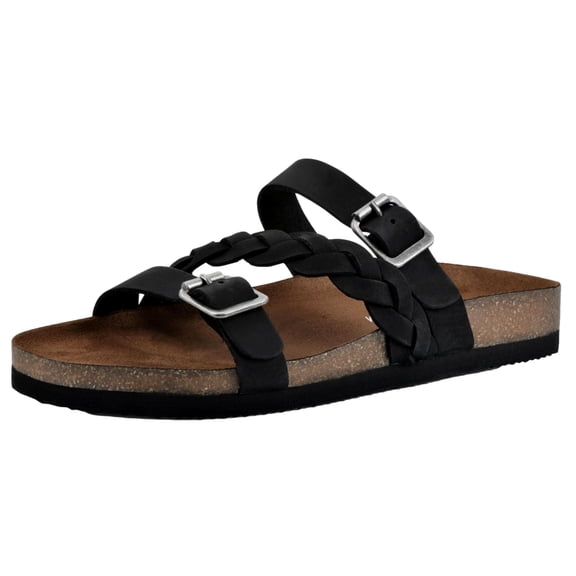 White Mountain Huntington Black Nubuck  W25963-975 Women's Size 8